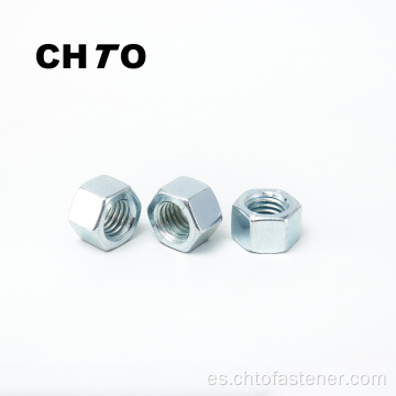 ISO 4033 Grado 10 NUTS HEXAGONALES ZINC chapados en